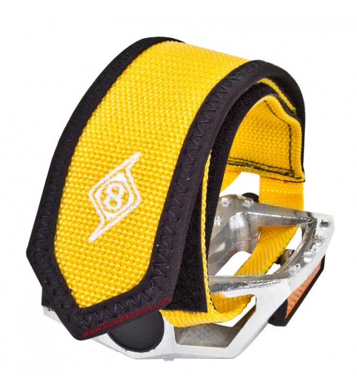 Strap Pro Grip II Fixie Origin 8 Calapie Velcro Color Amarillo